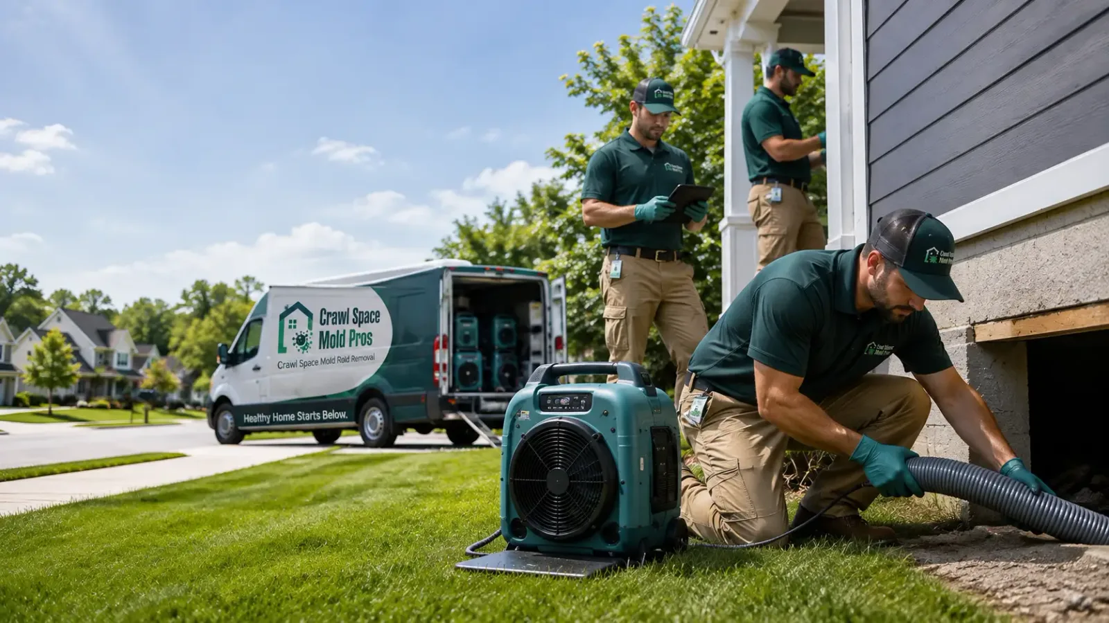 Crawl Space Mold Removal in Plainfield, OH